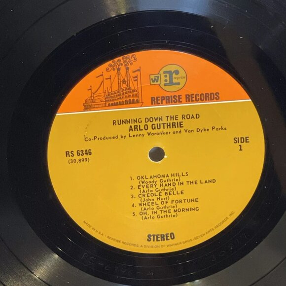 Arlo Guthrie Running Down The Road (Vinyl, 1969) Reprise RS 6346 VG LP Record - Picture 6 of 8